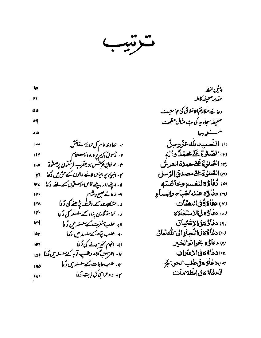 Sahifa E Kamila