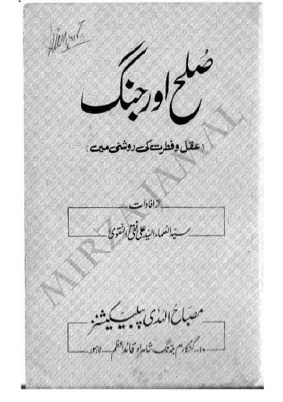 Sulha Aur Jung