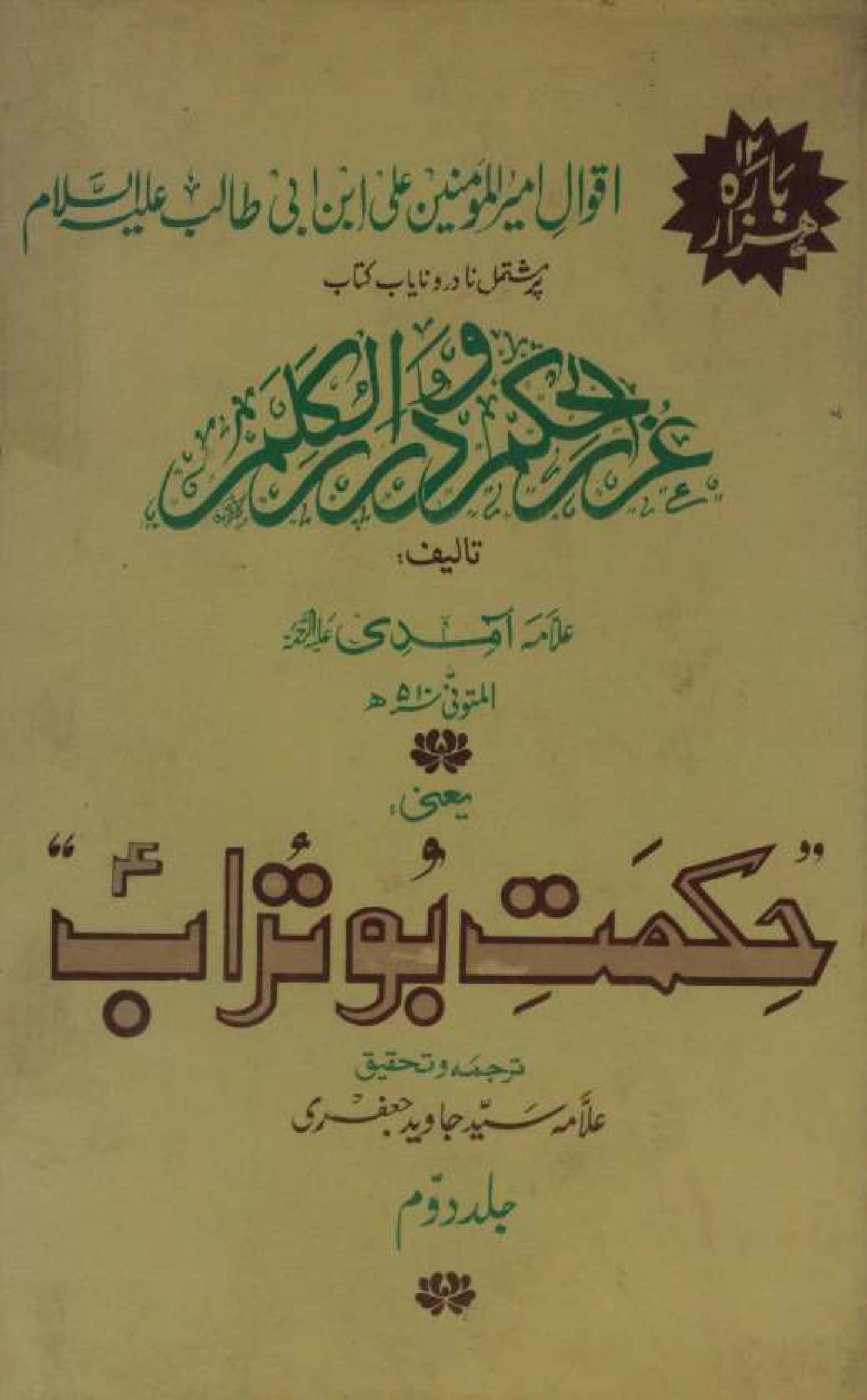 Hikmat-e-Buturab volume 2