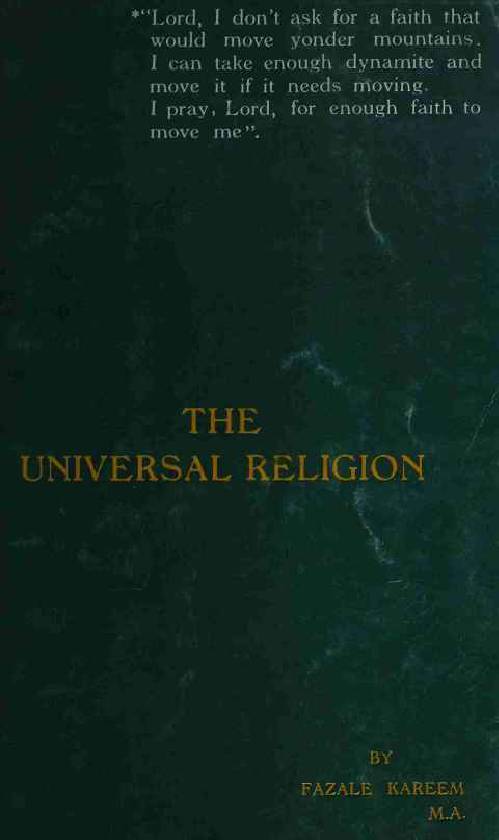 The Universal Religion