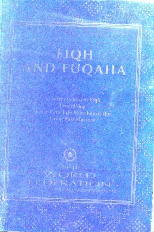 Fiqh And Fuqaha