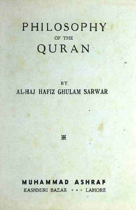 Philosophy of The Quran