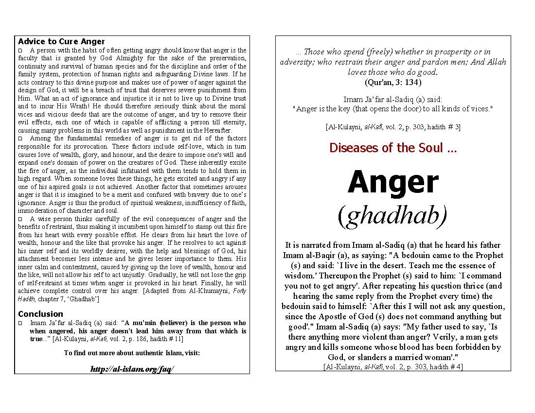 Anger  In a Nutshell