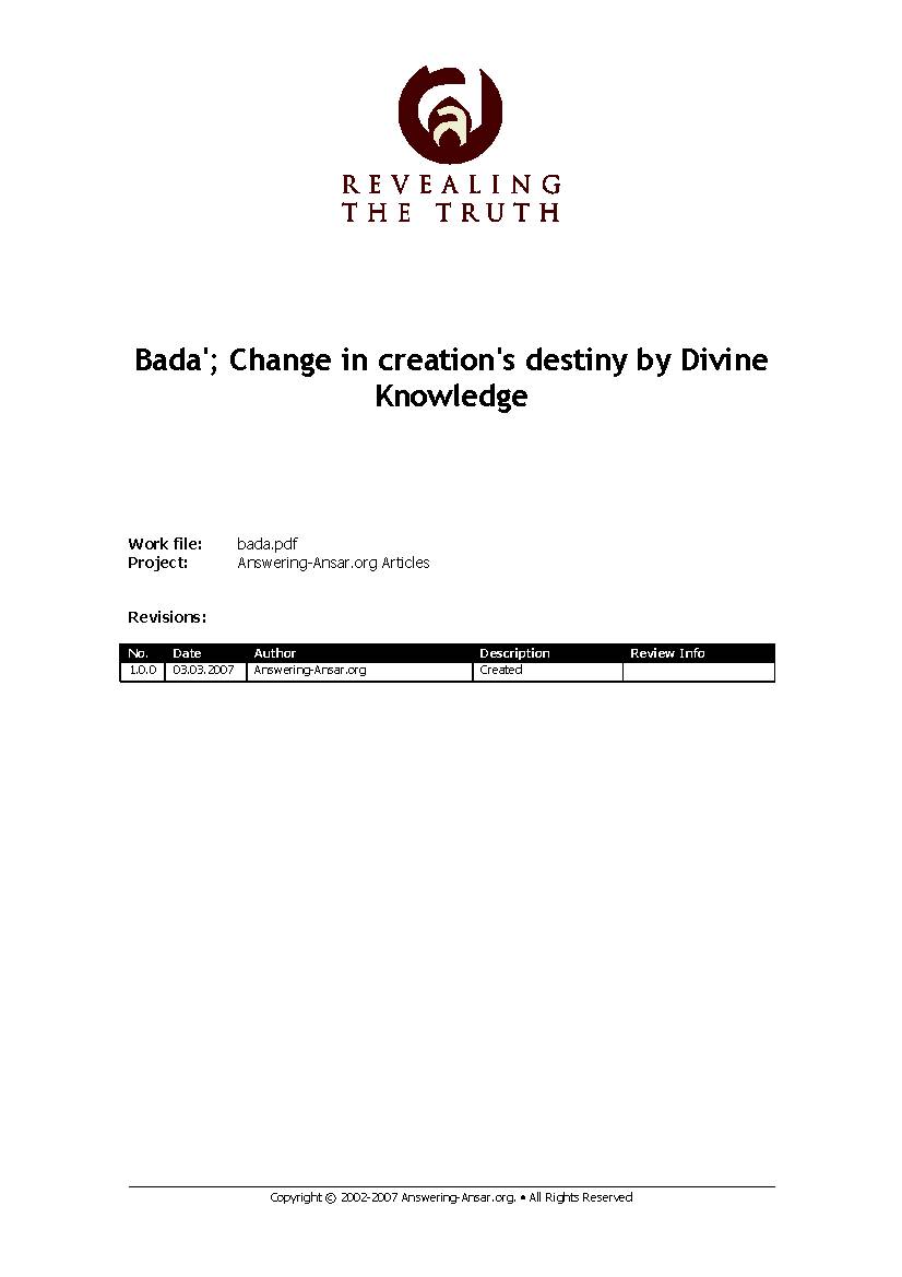 Bada Chnage in cearttons destiny by divtne knowledge
