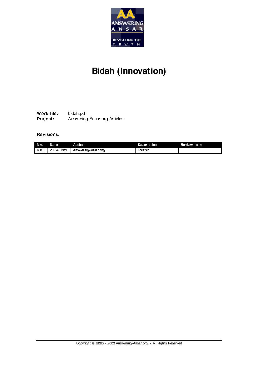 Bidah