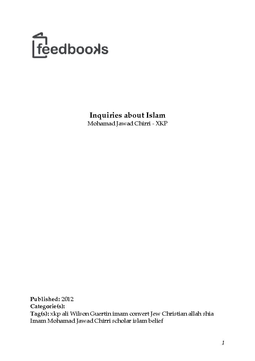 Inquiries About Islam