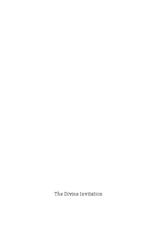 The Divine Invitation