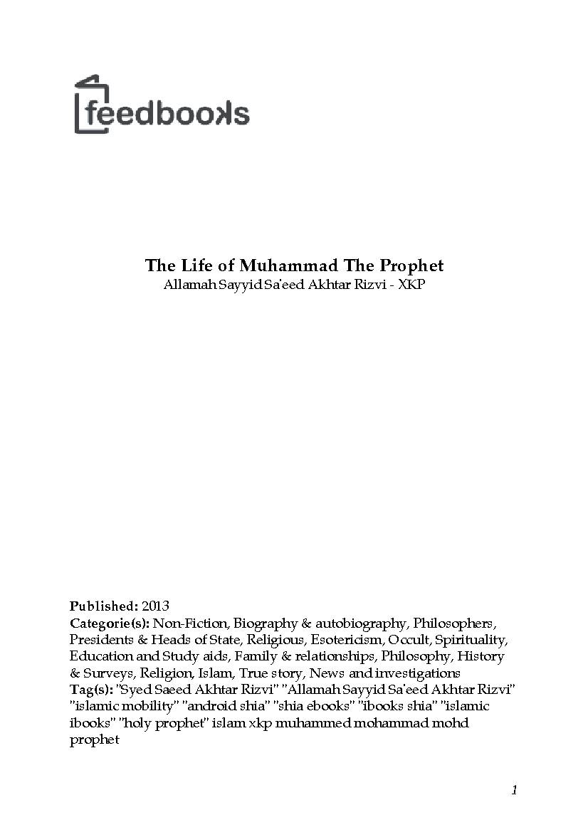 The Life of Muhammad The Prophet