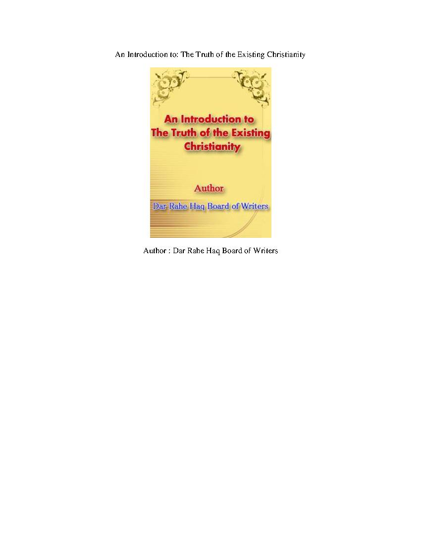 The Truth of the Existing Christianity