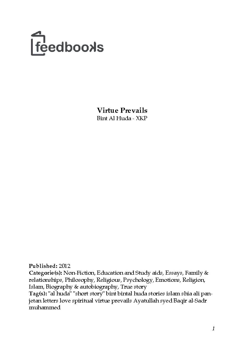 Virtue Prevails