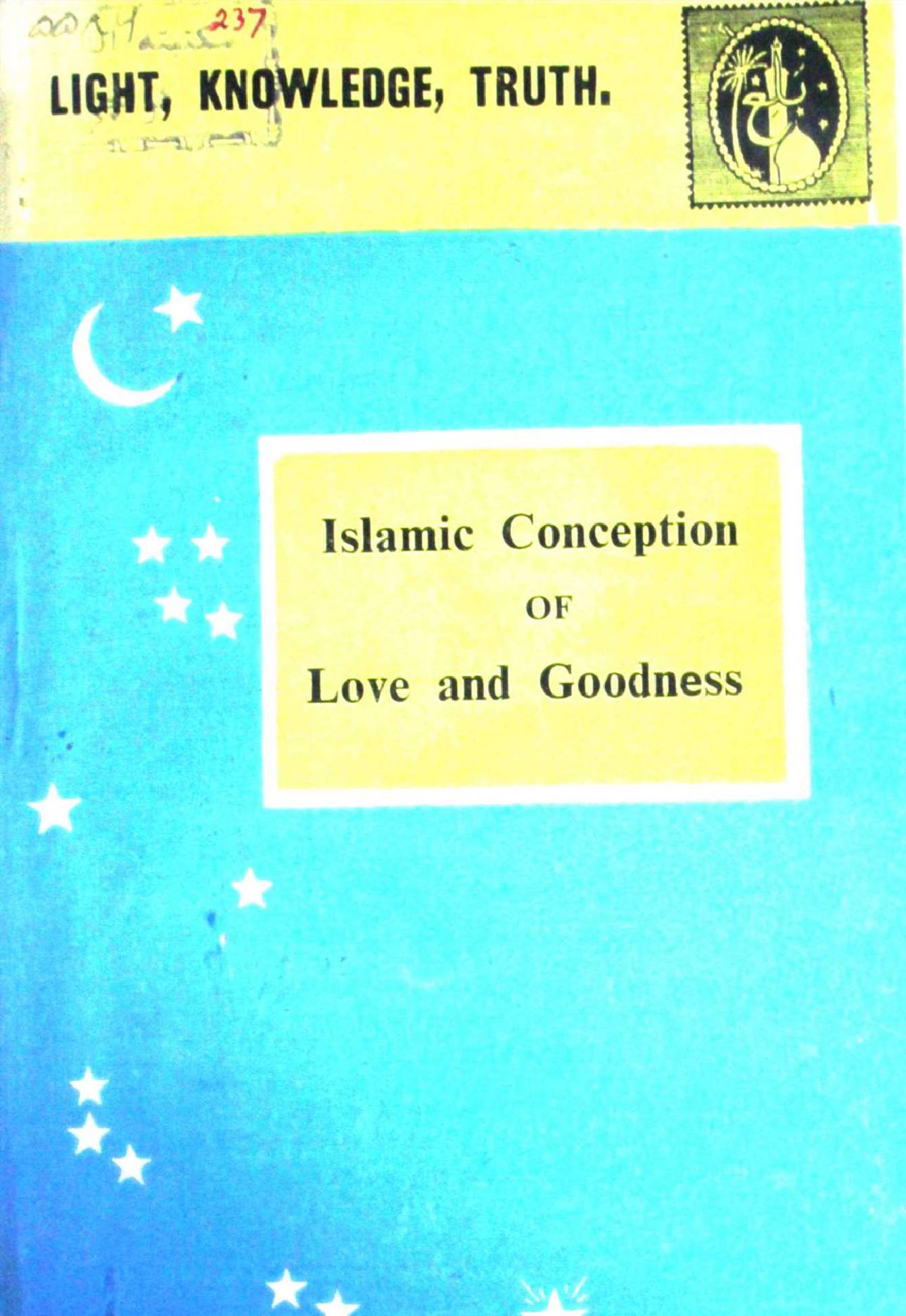 Islamic Conception Of Love And Goodness