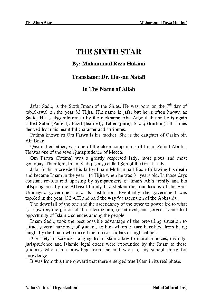 The Sixth Star