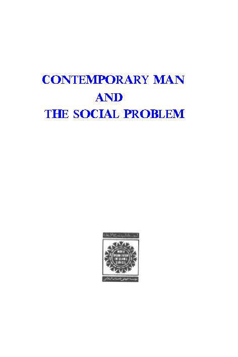 Contemporary Man and The Social Problem