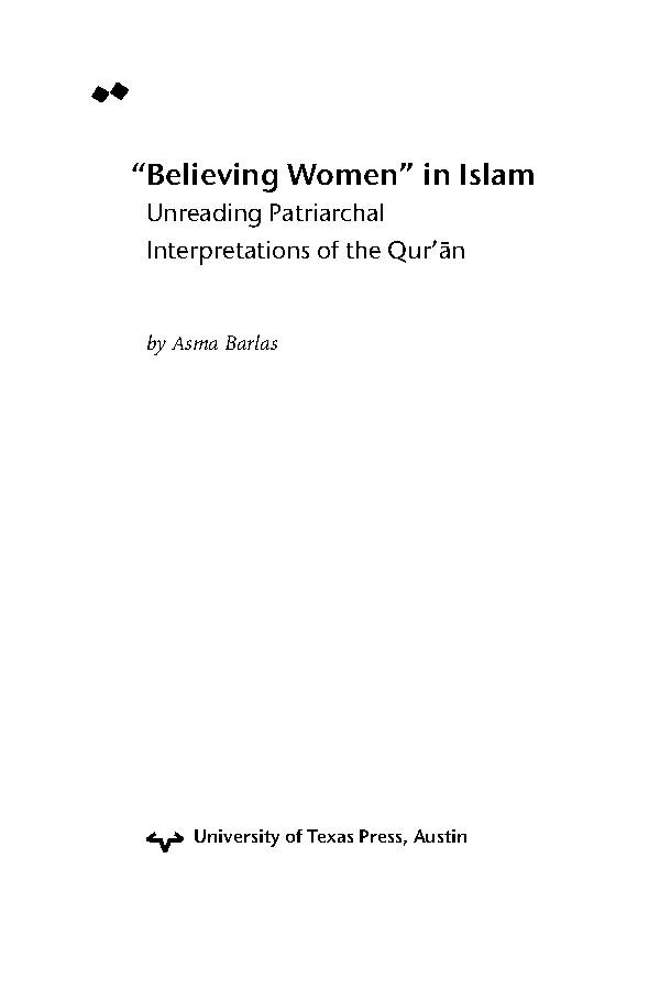 Believing Women in Islam