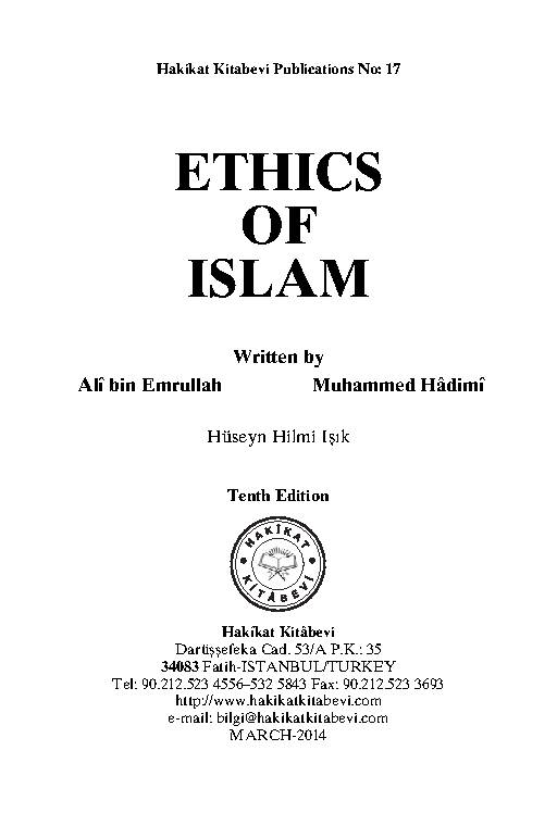 Ethics of Islam