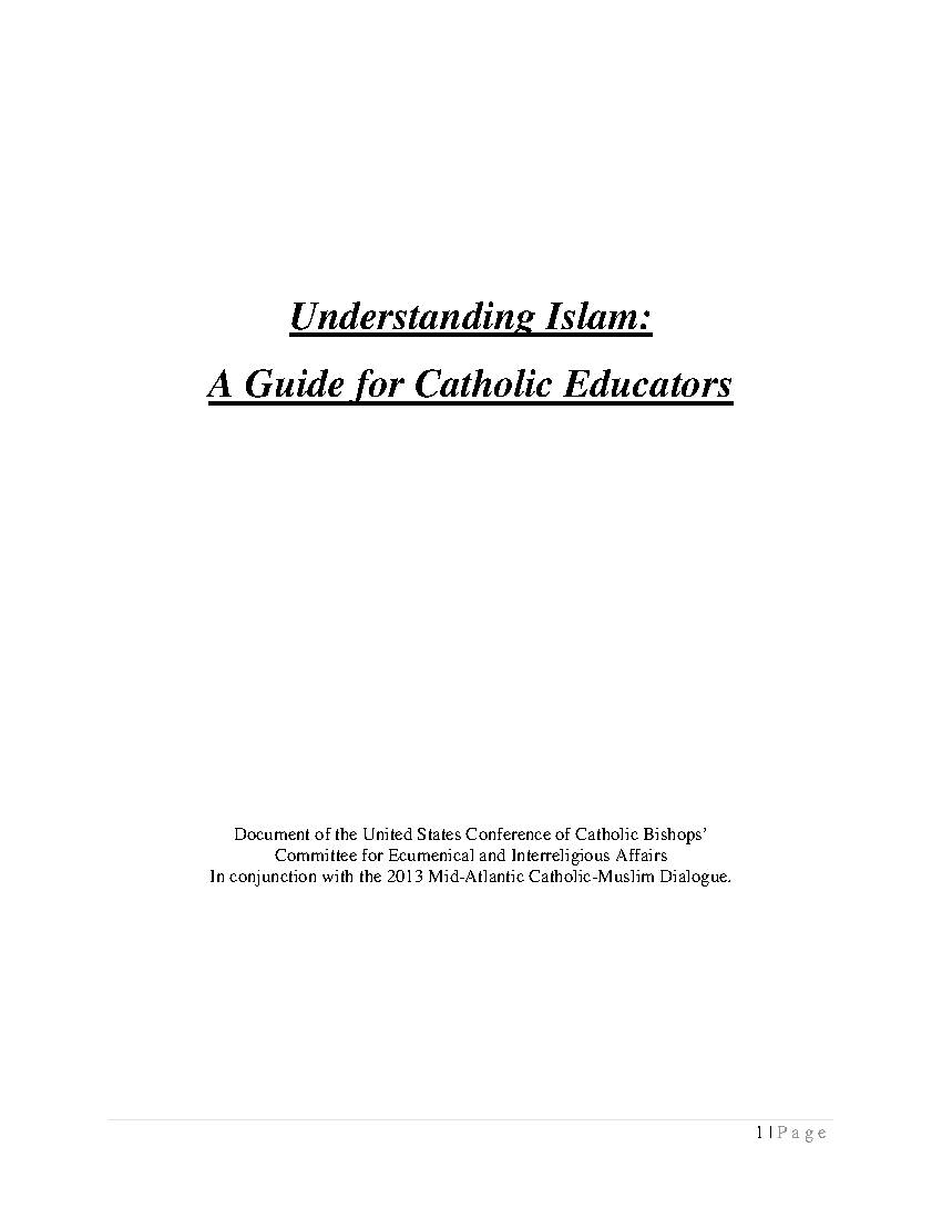 Understanding Islam