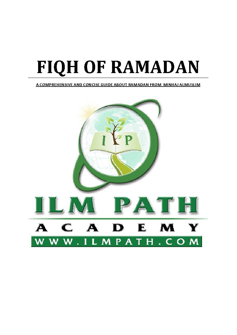 Fiqh Of Ramadan