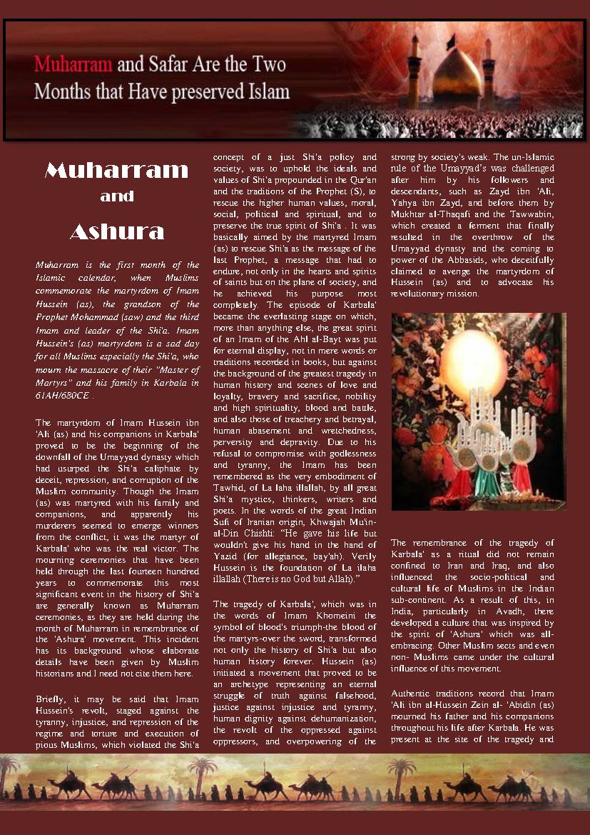Muharram and Ashura