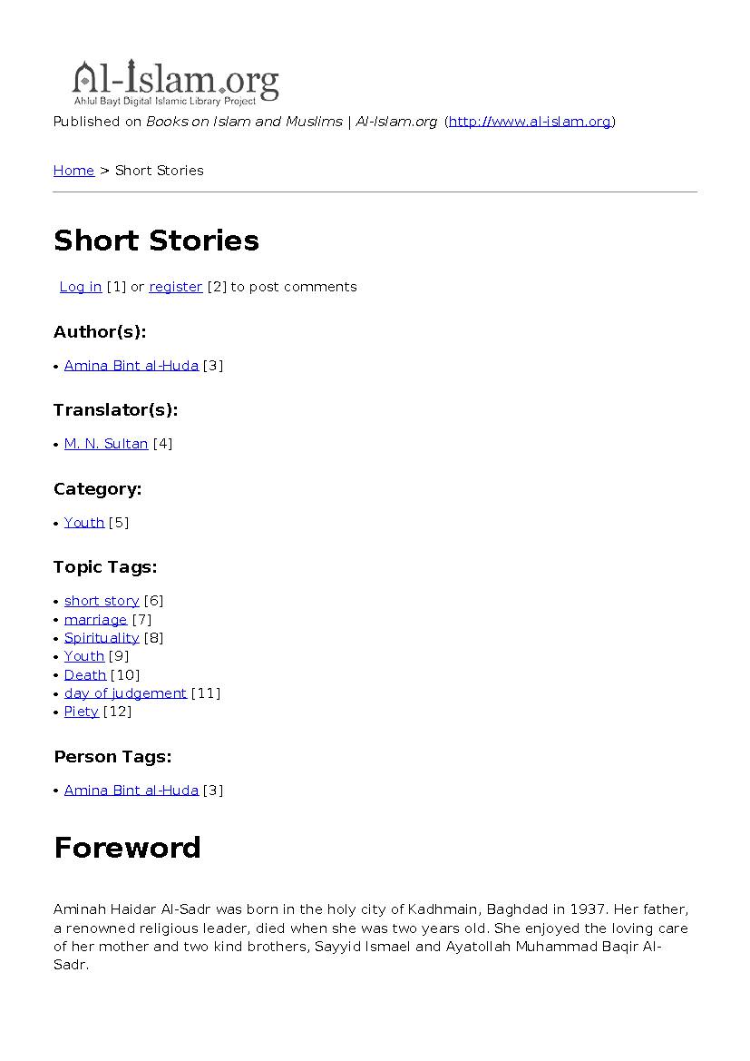 Short Stories