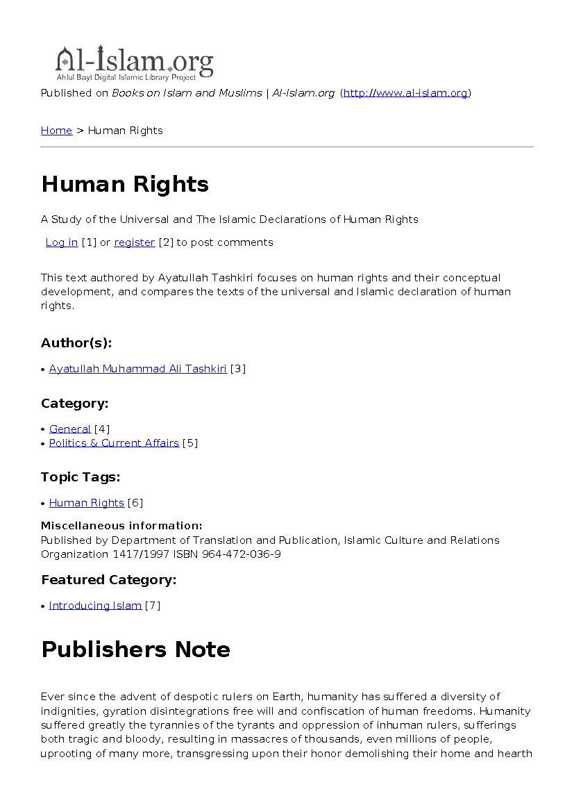 Human Rights