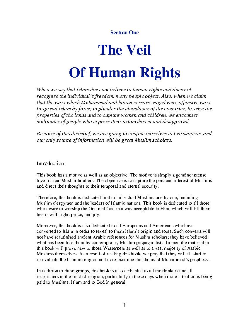 The Veil Of Human Rights
