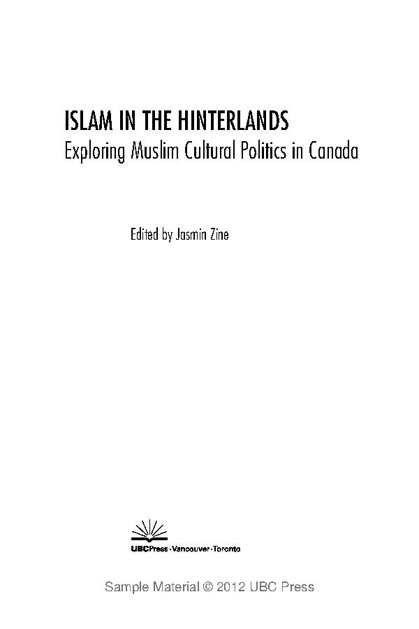 Islam In Hinterlands