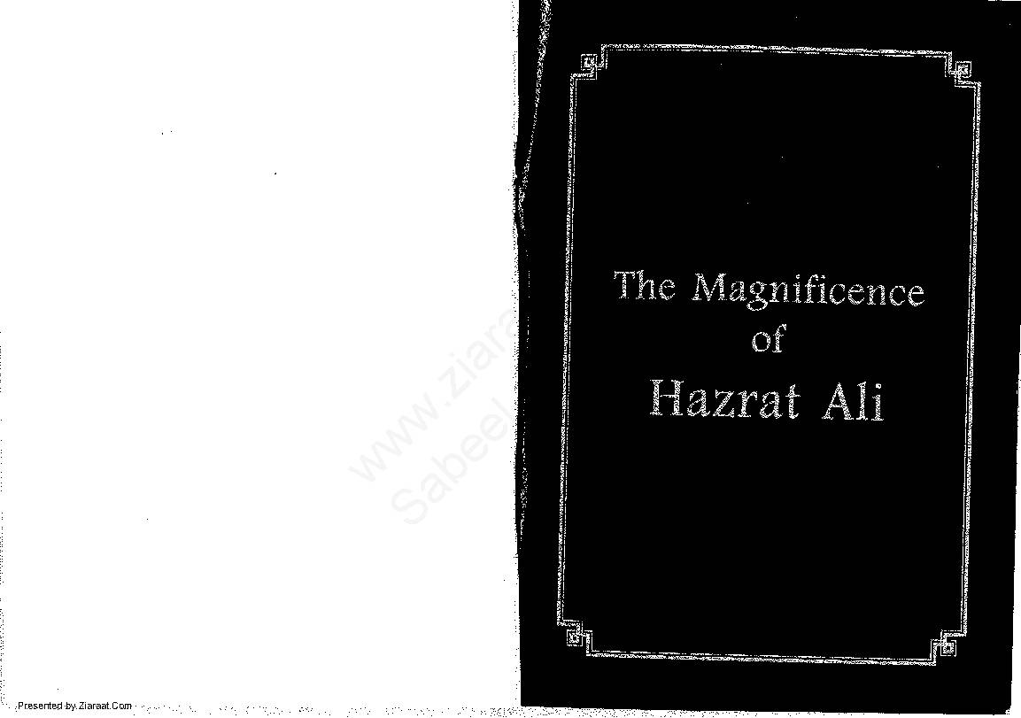 The Magnificence Of Imam Ali (as)