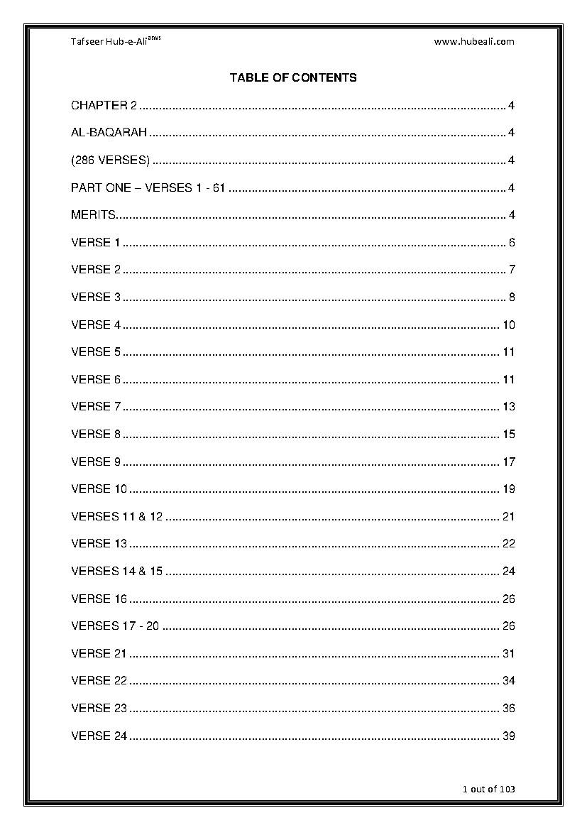 Tafseer Surah E Al Baqarah - Part 1