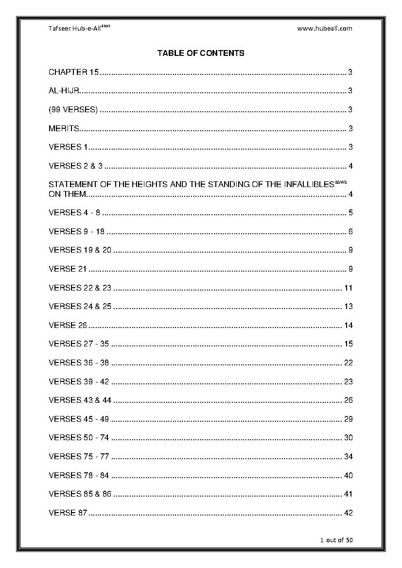 Tafseer Surah E Al Hijr