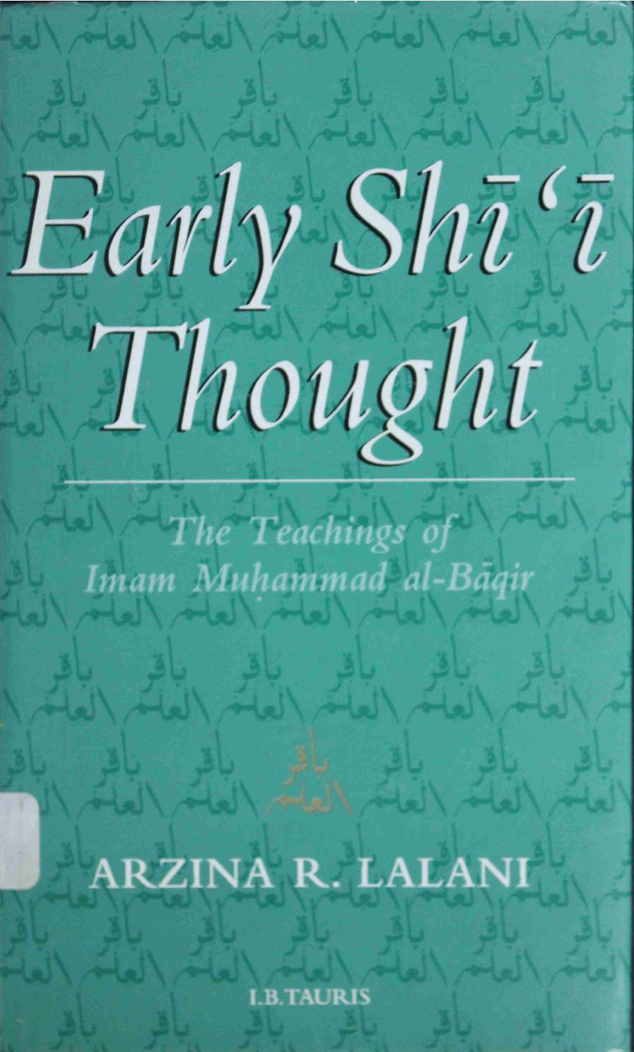 EARLY SHIA THOUGHT