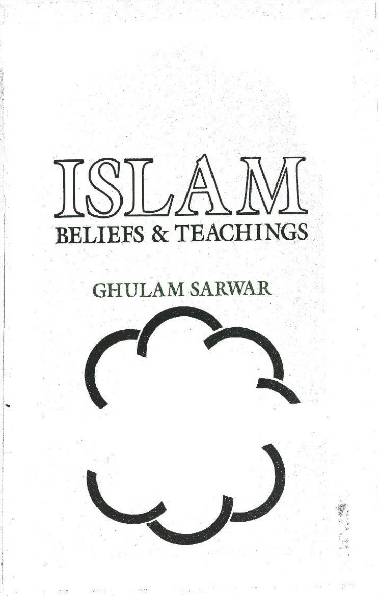 Islam: beliefs and teachings.