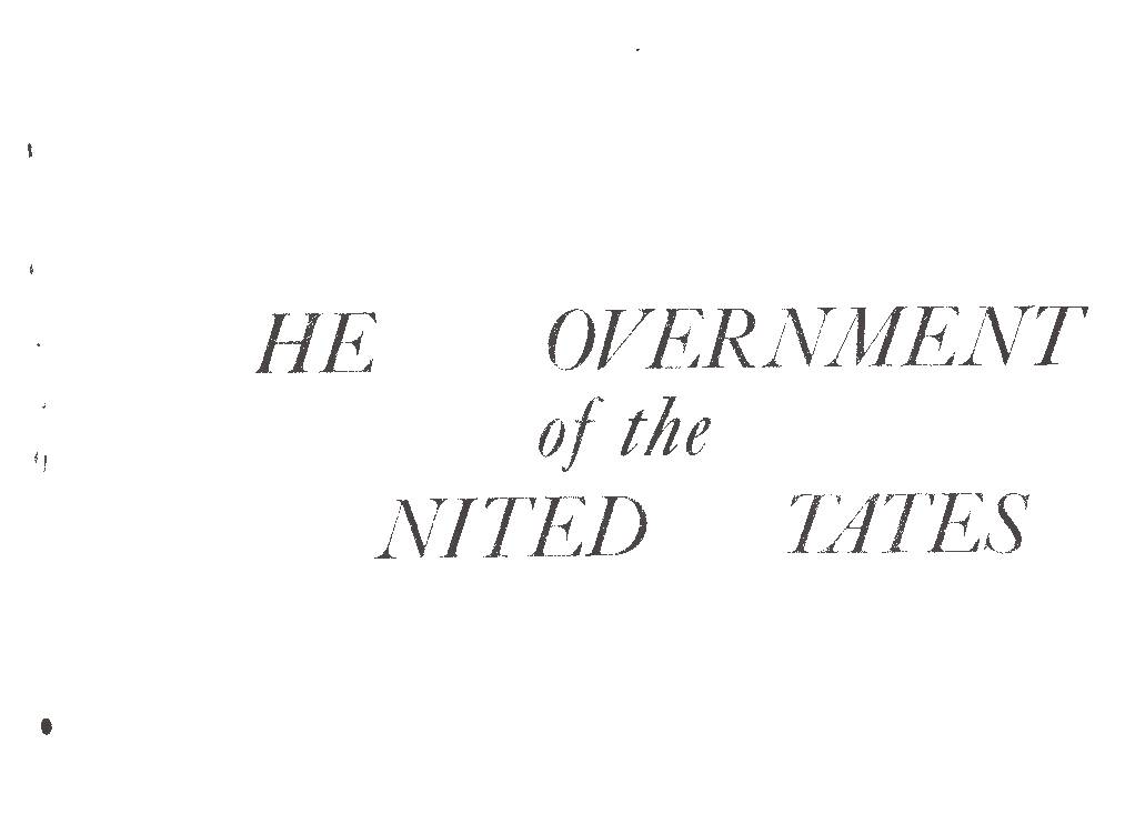 The Government of United States 