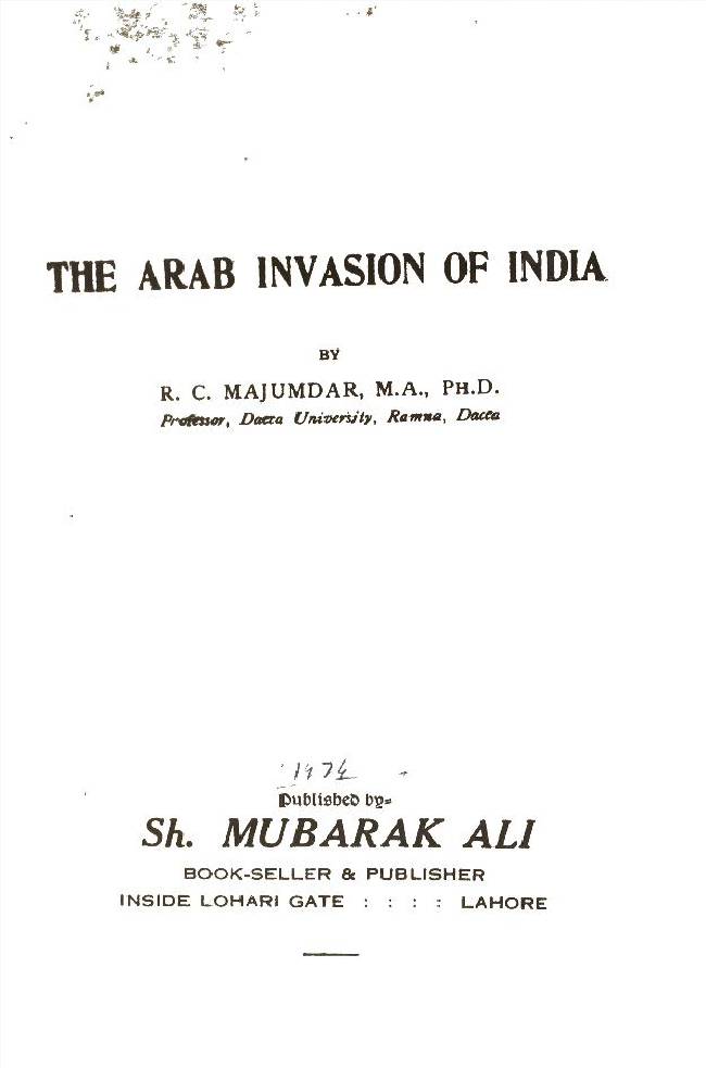 The Arab Invasion of India