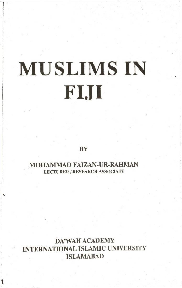 Muslims in Fiji