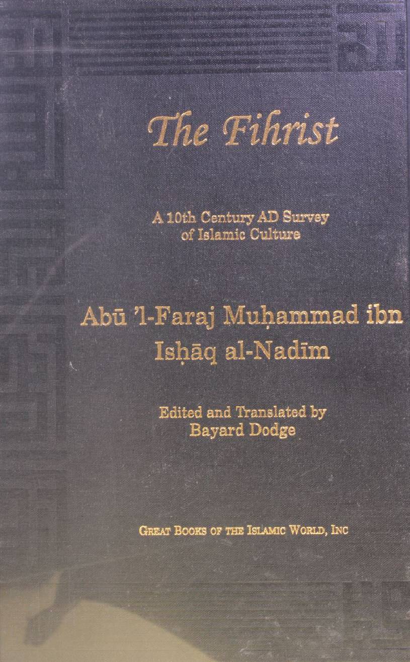 The Fihrist part 1