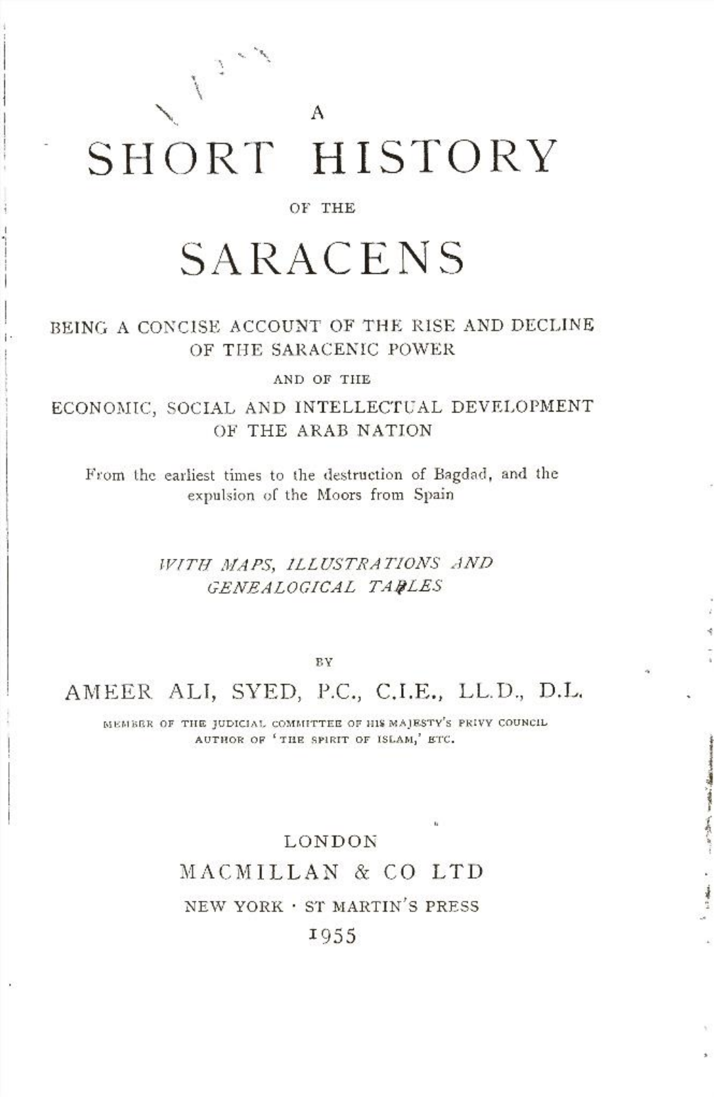 A short history of 'Saracen'