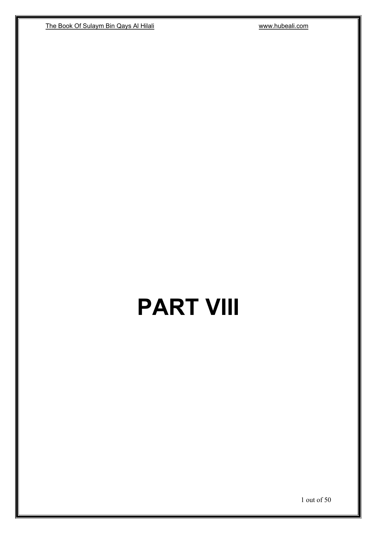 Sulaym Ibn Qays Al Hilali Part 8