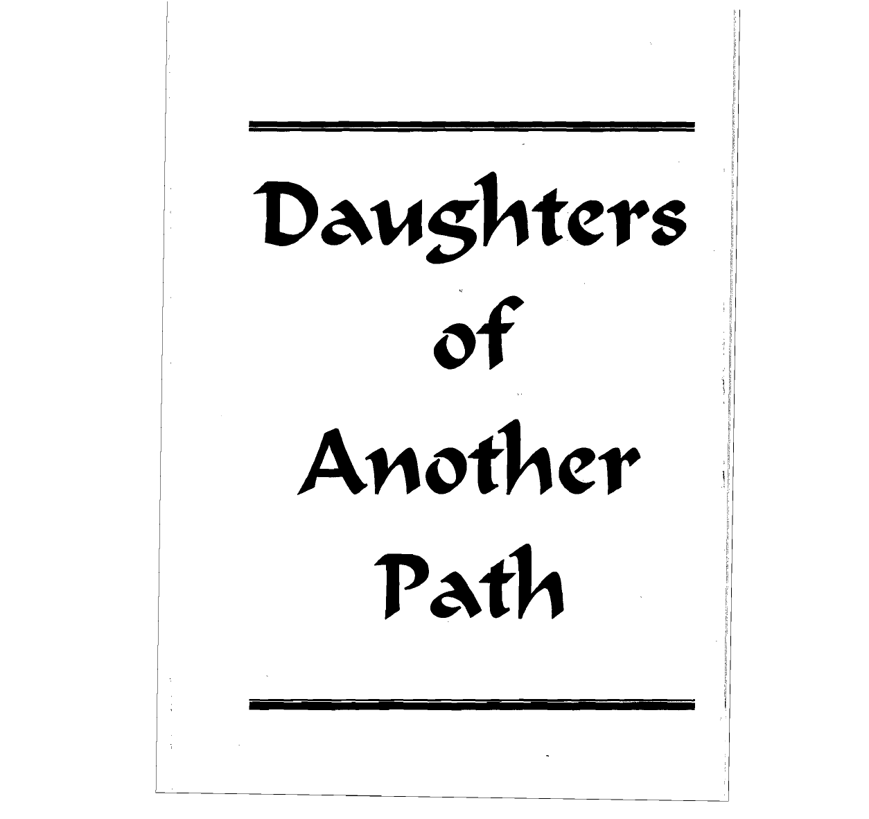 Daughters of Another Path