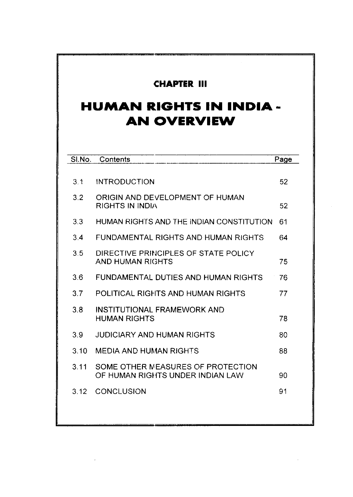 Human Rights In India