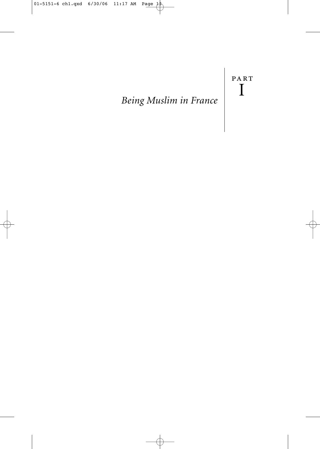 Being Muslim in France