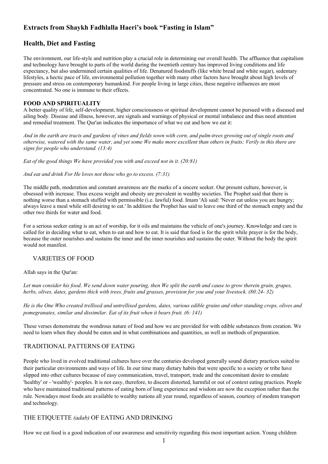 Fasting in Islam