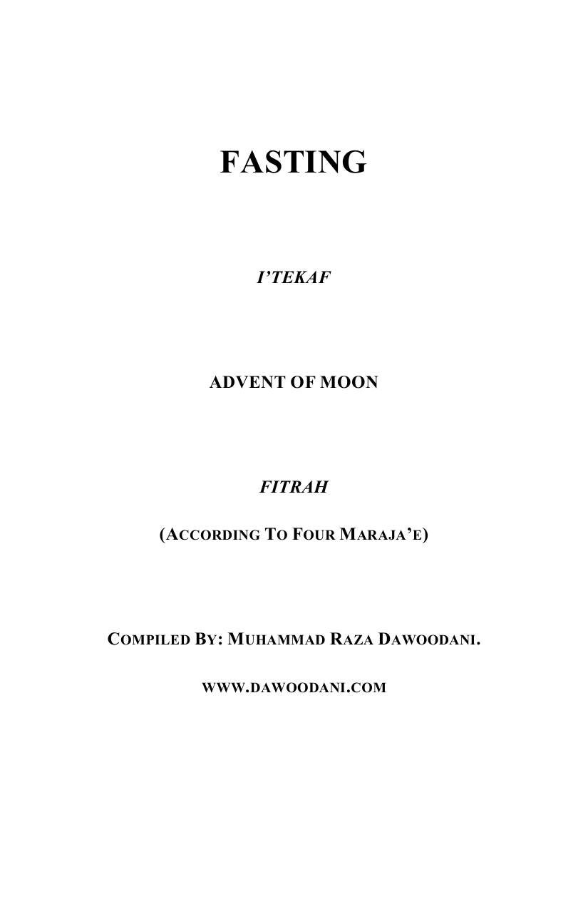 Fasting