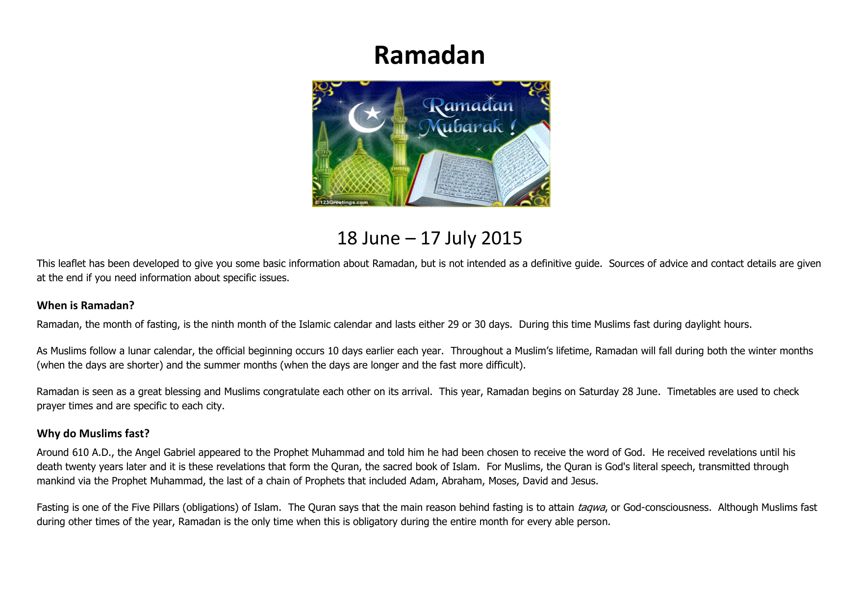 Ramadan