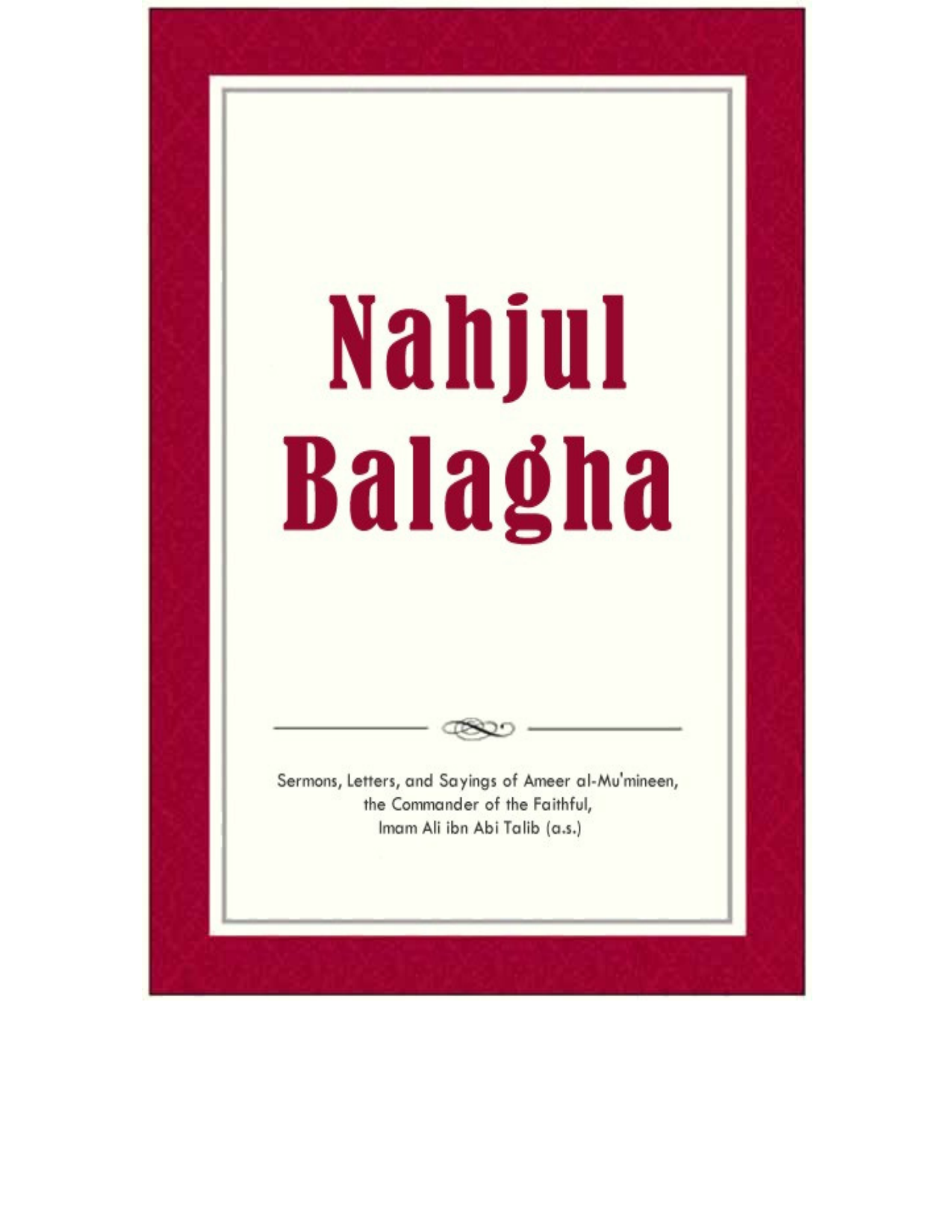 Nahjul Balagha