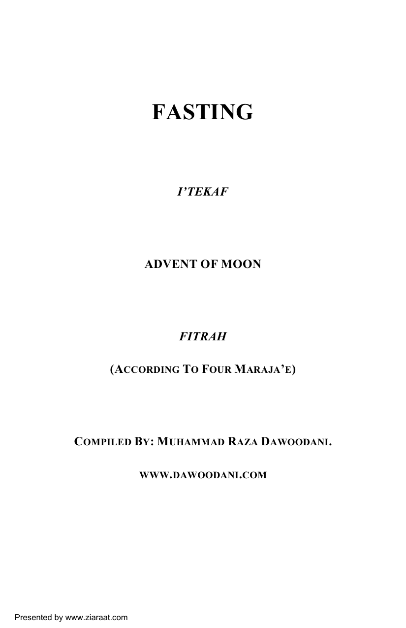 Fasting