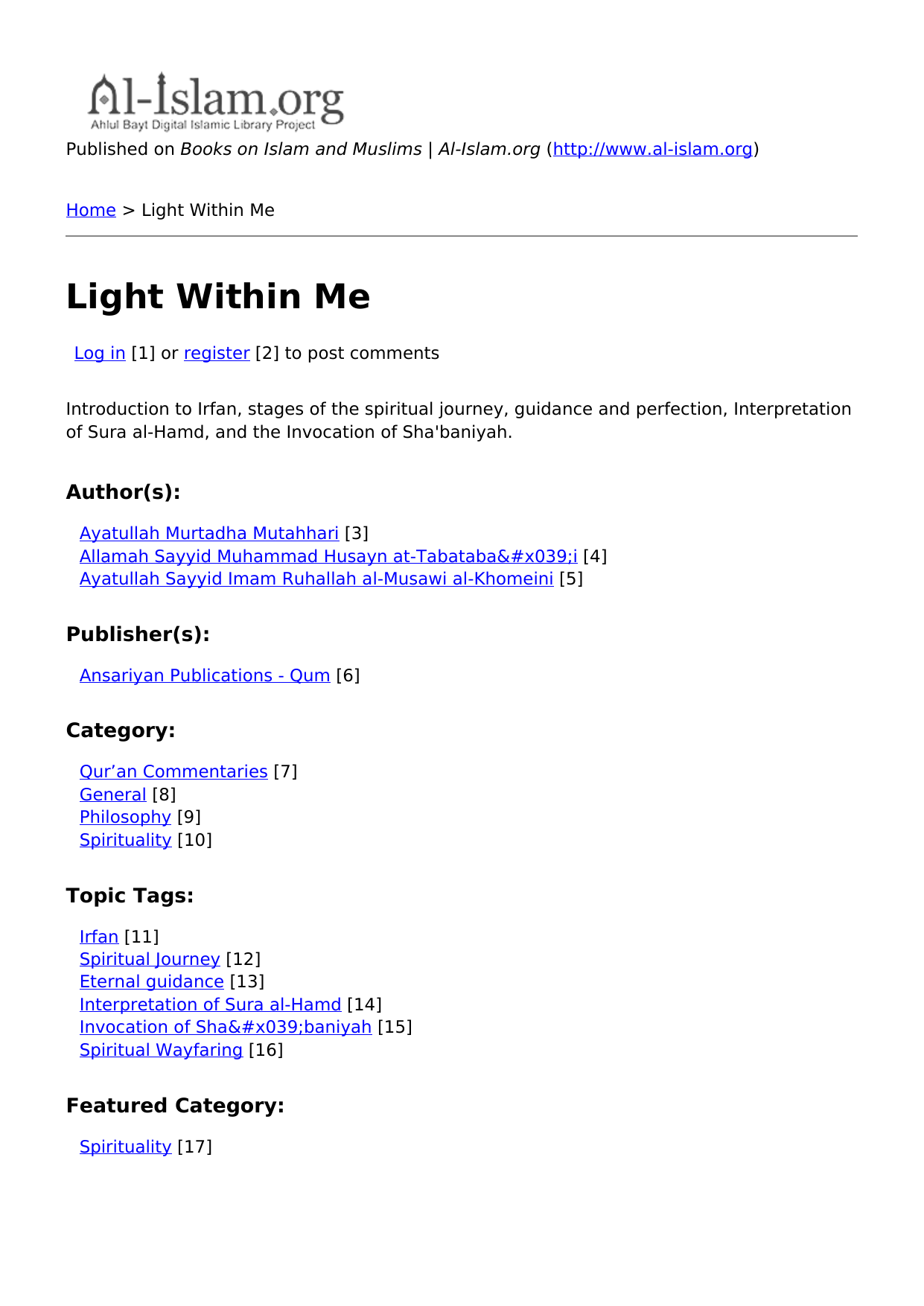 Light Within Me