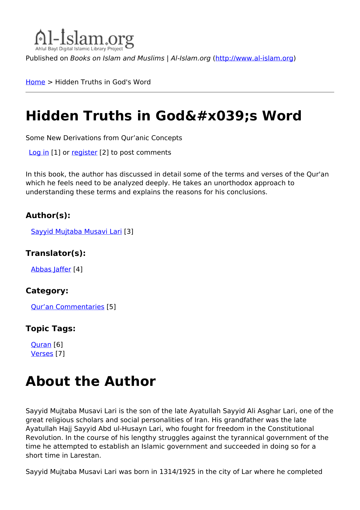 Hidden Truths in Gods Word