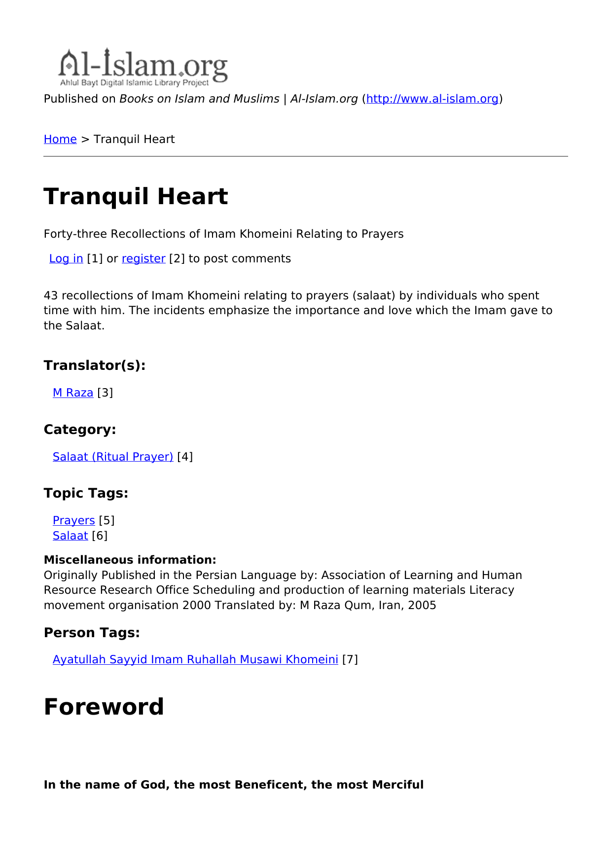 Tranquil Heart