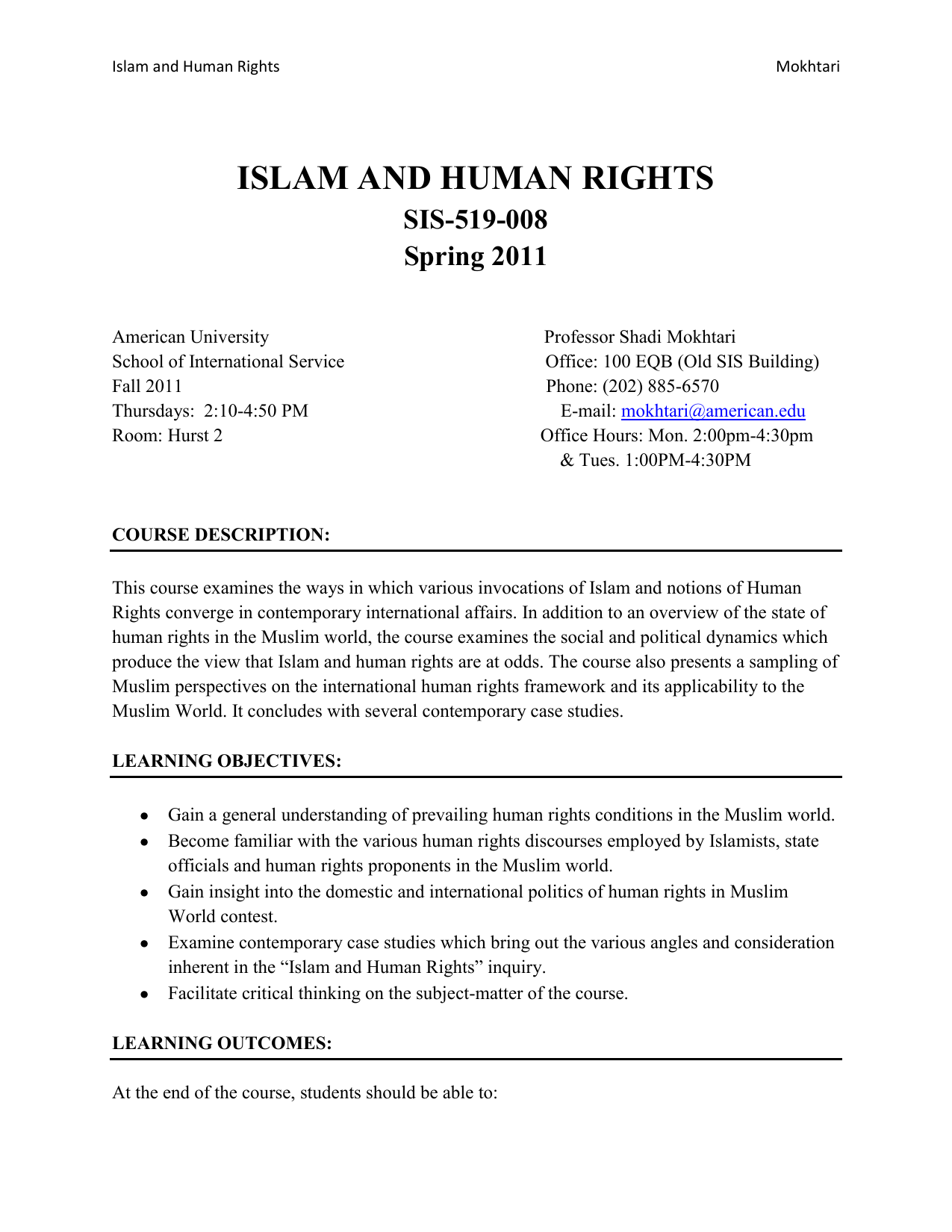 Islam And Human Rights