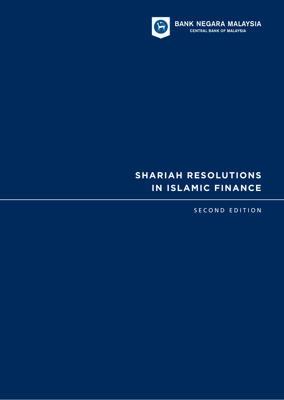 Shariah Resolution In Islamic Finance